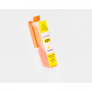 CTS Compatible Canon CLI-521Y Yellow Inkjet 23514521