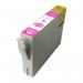 The image shows a set of AC ink cartridges in a vibrant magenta color. The cartridges are compatible with Epson printers and have the label T0443 on them. These inkjet cartridges have a part number of 26513084.