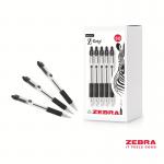 Zebra Z-Grip Retractable Ballpoint Pen Black Ink Pack of 50 2757