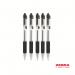 Zebra Z-Grip Retractable Ballpoint Pen Black Ink Pack of 50 2757