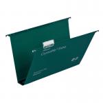 Rexel Crystalfile Extra Foolscap Suspension File 50mm Green (25) 3000112