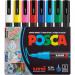 Uni-ball Posca PC-3M Paint Markers Medium Assorted Pack of 8 302331217