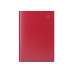 A vibrant red Tallon A4 diary for the year 2026, featuring a week-to-view layout. The cover has a smooth texture and the pages are lined with a clean, white background. Perfect for organizing important dates and appointments.