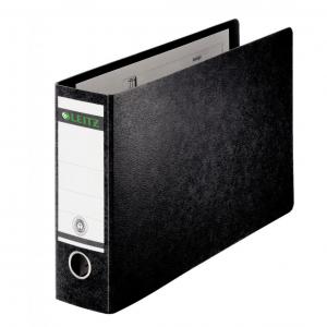 Leitz Hardboard Lever Arch File A3 Landscape Black 2 310680095