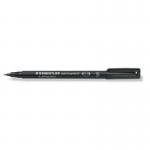 STAEDTLER Lumocolour OHP Pens Black Pack of 10 313-9