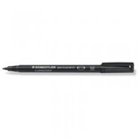 STAEDTLER Lumocolour 317 Permanent Black Pack of 10 317-9