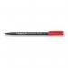 STAEDTLER Lumocolour Pen Fine Permanent Red Pack of 10 318-2