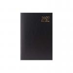 The Tallon A5 diaries A5 2026 day a page diary features a sleek black cover and pages split for Saturday and Sunday, making it easy to keep track of all your weekly plans and appointments. The compact size is ideal for on-the-go organization.