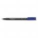 STAEDTLER Lumocolour Pen Permanent Fine Blue Pack of 10 318-3