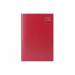 The image shows a red A4 diary with the words Tallon A4 Diaries A4 2026 Day a Page Diary printed in the center. The layout is split for Saturday and Sunday, with clear lines separating each day. The pages are neatly bound and the cover looks sleek and professional. Dates and months are clearly marked on each page.