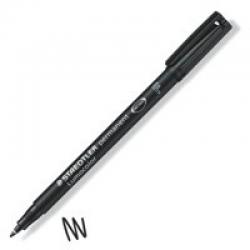 STAEDTLER Lumocolour OHP Pens Black Pack of 10 318-9