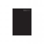 The photo shows a black academic diary with a sturdy casebound cover. It is a standard A5 size and has the year 25-26 printed on the front. The front cover also features the brand Tallon Academic Diaries.