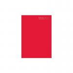This picture shows a red A5 sized academic diary with a casebound cover. The diary has 25-26 weeks planned, with Academic Diary written in gold lettering on the cover. The pages are lined and feature the Tallon logo at the top.