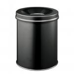 Durable SAFE Waste Bin 15L Black 330501