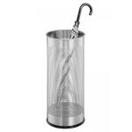 Durable Metal Umbrella Stand Silver 335023