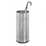 Durable Metal Umbrella Stand Silver 337123