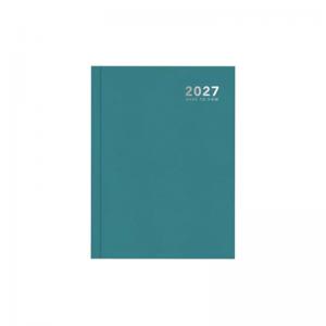 CTS A5 2027 Week to View Diary Bright Teal Casebound 3483T