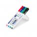 STAEDTLER Lumocolour 351 Drywipe Assorted Pack of 4 351 WP4