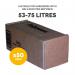 Shredder Wastebags - 50-75L 14-20 gal approx (50 pack) 36054