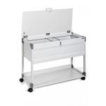 Durable MULTI TOP File Trolley 100 Grey 378710