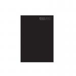 The photo shows a sleek, black A4-sized academic diary with a durable casebound cover. It features a week-to-view layout and runs for 25-26 weeks. The Tallon logo is visible on the front cover.
