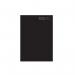 The photo shows a sleek, black A4-sized academic diary with a durable casebound cover. It features a week-to-view layout and runs for 25-26 weeks. The Tallon logo is visible on the front cover.