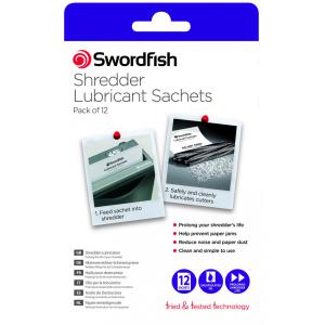 Swordfish Snopake Shredder Lubricant Sachets- 10 Packs of 12 Sachets