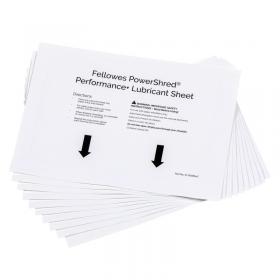 Fellowes Powershred Performance+ Lubricant Sheets 4025601