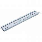 VariSocket 6 (4 USB) Surge Protected Power Board - 1 Power Board 40317