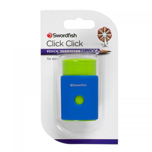 Click Click Pencil Sharpener Blister- 12 Blisters of 1 40331