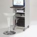 ROCADA VISUALLINE Multifunctional Office Caddy with Shelves - Grey 4036