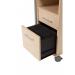 ROCADA VISUALLINE Multifunctional Office Caddy with Shelf and Drawers - Beech 4037/1