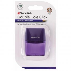 Swordfish Snopake Double Hole Click Sharpener Blister- 12 Blisters of