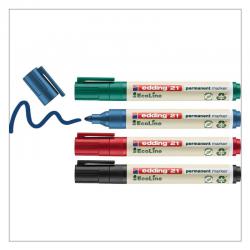 Edding e-214 S EcoLine Permanent Marker (4) 4-21-4