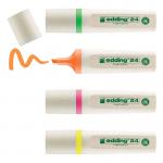 Edding e-244 S EcoLine Highlighter Set (4) 4-24-4