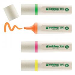 Edding e-244 S EcoLine Highlighter Set (4) 4-24-4