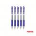 Zebra SARASA Gel Retractable Rollerball 0.7mm Pen Blue Ink - Pack of 12 46120