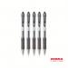 Zebra SARASA Gel Retractable Rollerball 0.7mm Pen Black Ink Pack 36 46136