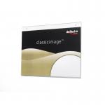 Deflecto A4 Landscape Wall Sign Holder 46901