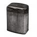 The image shows a compact, powerful shredder designed for use in small offices. The Fellowes Small Office Shredder Powershred m-7cm features a cross-cut design and operates on 230V in the UK.