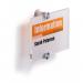 The Durable CRYSTAL Door Sign measures 148x105mm and features a durable construction. The sign is designed for use on room doors and has a sleek, modern look. The clear, crystal-like material gives the sign a sophisticated appearance. The lettering and graphics are bold and easy to read.