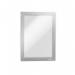 The image shows a set of Durable Duraframe holders in A5 size, with a sleek silver color and adhesive backing. The holders appear to be durable and of high quality, ready to securely display any important signage or documents.