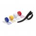 A photo of durable CAVOLINE Grip Tie showcases its high-quality cable management capabilities. The assorted colors add a touch of organization to any workspace, while the sturdy material ensures long-lasting usage. Keep cables neat and tidy with this reliable solution.