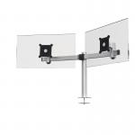 Durable 2 Monitor Mount Through Desk 508623