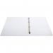 Exacompta Kreacover 16mm Ring Binder 4 Rings A4+ White - Pack of 10 51940E