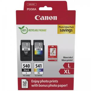 OEM Canon PG-540LCL-541XL Original Multipack Ink Cartridges &