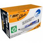BIC Velleda 1701 Whiteboard Marker Bullet Tip 1.5mm Line Black Pack of 12 525824