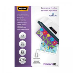 Fellowes Il Laminating Pouch 80mic A4 25pk 5396205