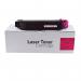 This image shows a box of AC ink cartridges labeled as Kyocera TK5150M Magenta Toner 55116037. The box features a bright magenta color and the brand logo, with the cartridges visible inside. Each cartridge has a label with the product name and code, and the box has a clear plastic window to display the cartridges.