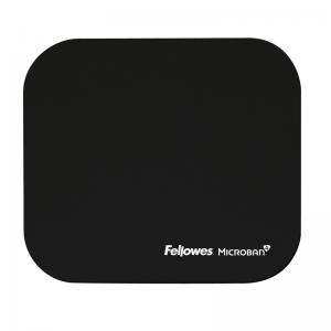 Fellowes Mouse Pad With Microban Black 5933907